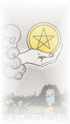Ace of pentacles